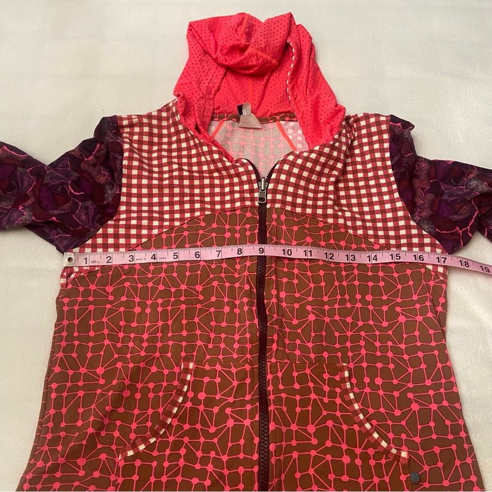 Maaji Multicolor Patchwork Zip-Up Full-Zip Mixed … - image 6